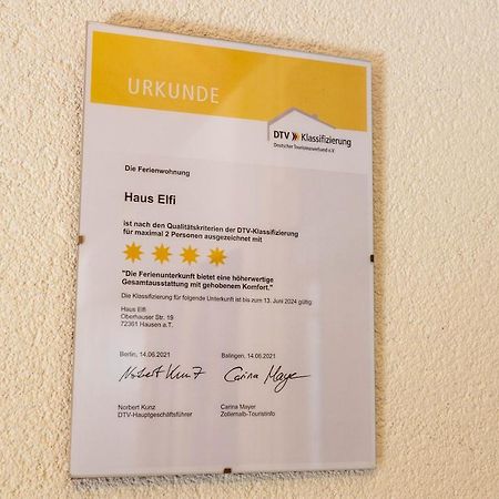 Haus Elfi Apartment Hausen am Tann Екстериор снимка